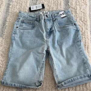 Cotton On Light Blue Kids Denim Shorts